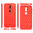 Flexi Slim Carbon Fibre Case for Nokia 7.1 - Brushed Red
